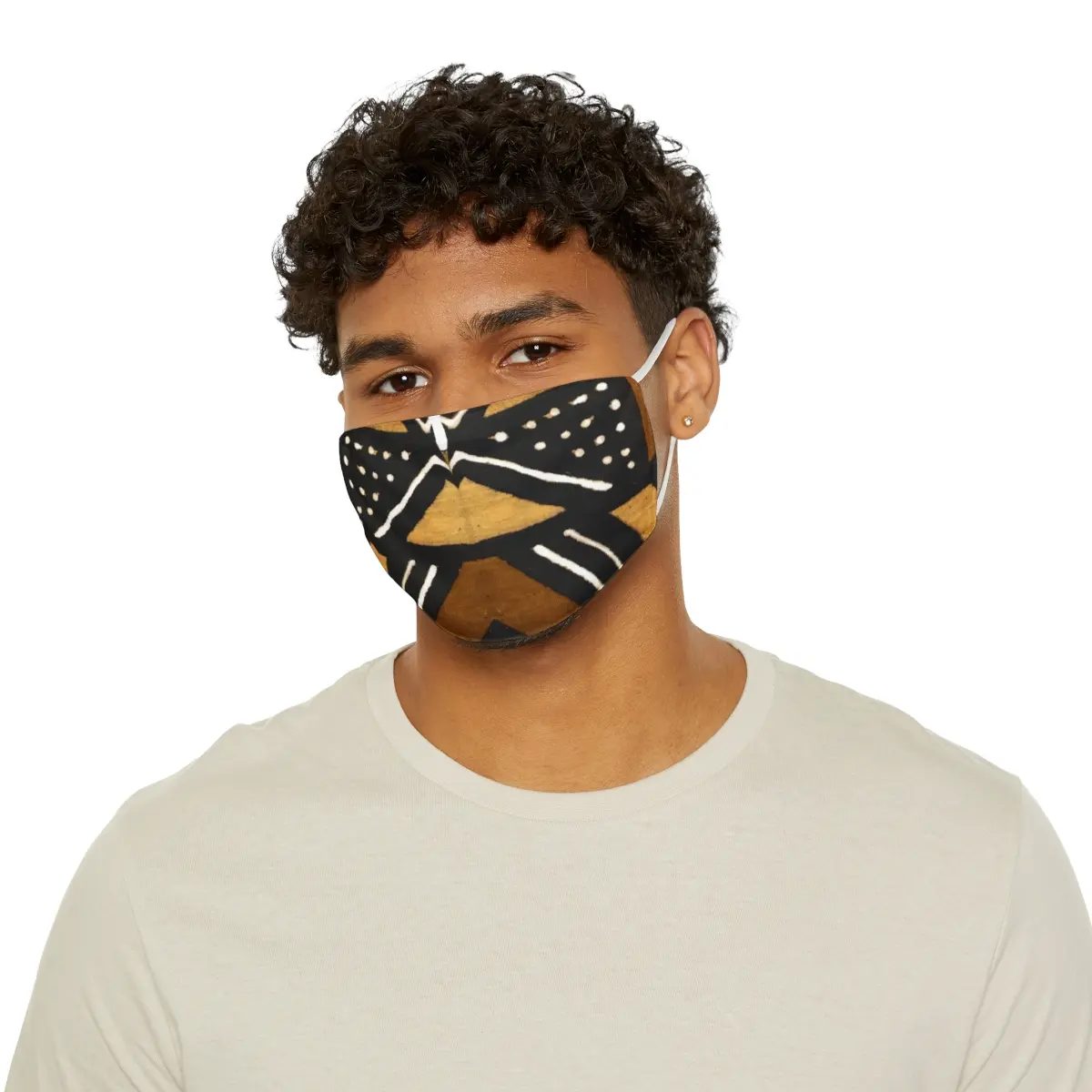 Traditional African Kente Print Face Mask / (Adult Unisex)