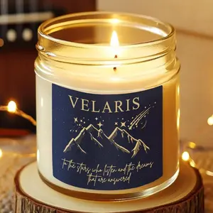 Velaris Scented Candle, City of Starlight Candle, Acotar Candle, Sjm Candle, Night Court Candle, Velaris Candle, Sjm Book Lover Gift