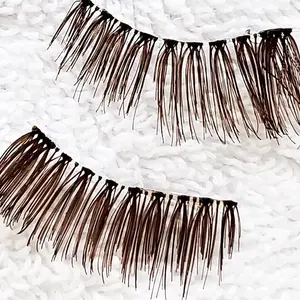 VOVIKA WISPY BROWN FALSE EYELASHES “Pink” - 2 Pairs