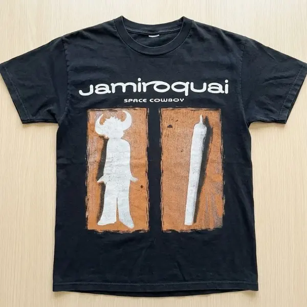 Vintage Jamiroquai Band Space Cowboy Black T-shirt S to 5XL, Gifts Shirt, Unisex Shirt Top Menswear Womenswear, Top Band Tee