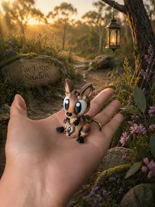 Down Under Buddies Collection 3D Printed Australian Outback Animals for Anxiety & Sensory Relief Charming Animal Statues for Calming Environment