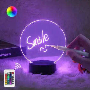 Mini lighted message board, Plastic Lighted board, Night Light