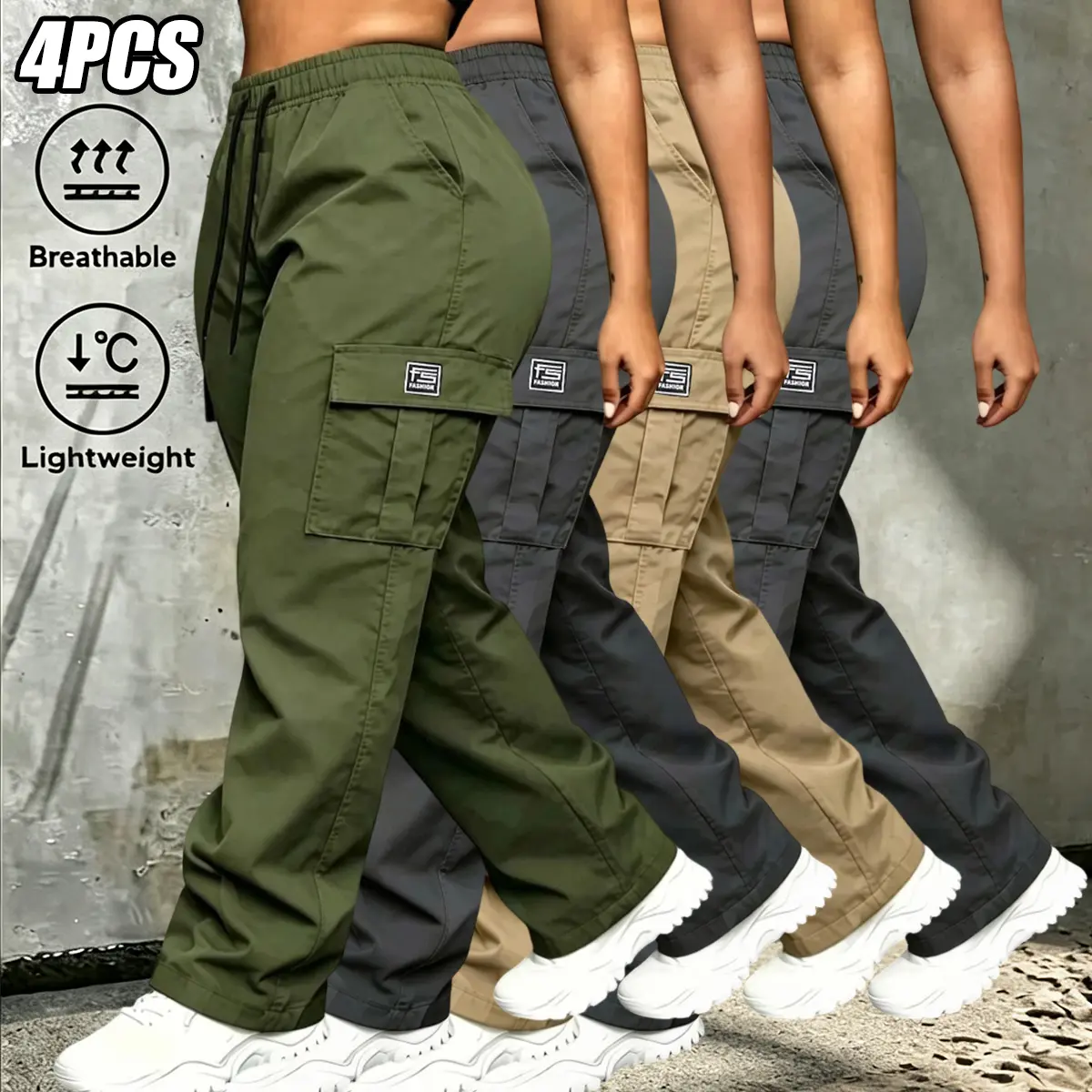 Military Green — Gray — Khaki — Gray