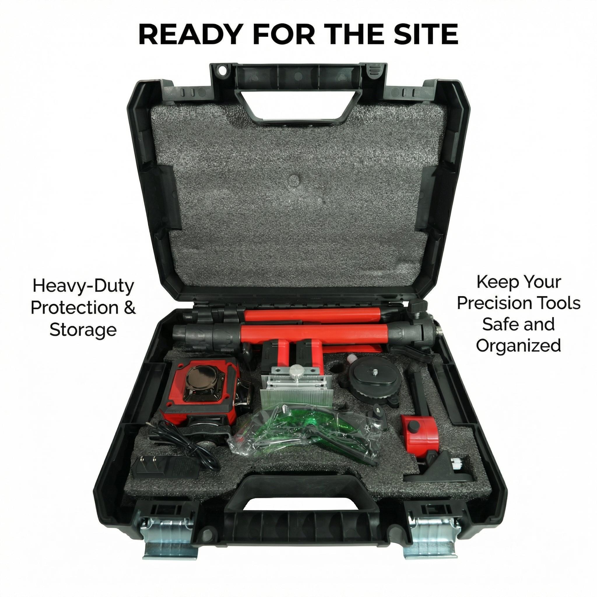 Milwaukee 16 Line Laser Level Kit One Battery Charger Jobsite Layout Tool Compact Design Electric Tool Makita Charger