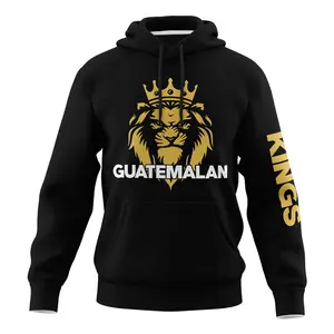 Guatemala Lion Black Hoodie