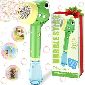 Dinosaur Bubble Toys Wand for Kids: Toys for Toddler Boys & Girls - Yard Bubble Fun - Bubble Maker Gift Idea