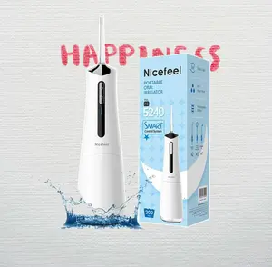 Rechargeable Water Teeth Cleaner | Portable Oral Irrigator | 4 Cleaning Modes | 300ml Reservoir | IPX7 Waterproof Plaque Remover Interdental Flosser whitening teeth strips