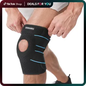IYDoaMea Plus Size Knee Brace Men and Women with Side Stabilizers & Patella Gel Pads for Maximum Knee Pain Relief and Fast Recovery for Meniscus Tear, ACL, Arthritis Dealsforyoudays
