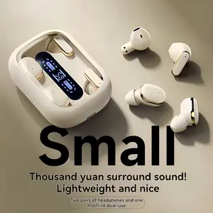 Fashionable Wireless In-Ear Headphones, Dual Earphone Design, Compatible with Different Ear Shapes, Type-C Fast Charging, Long Battery Life, Fashion Wireless Headset, Tws Wireless Headphones, Lightweight Wireless Earbuds, In Ear Earphones