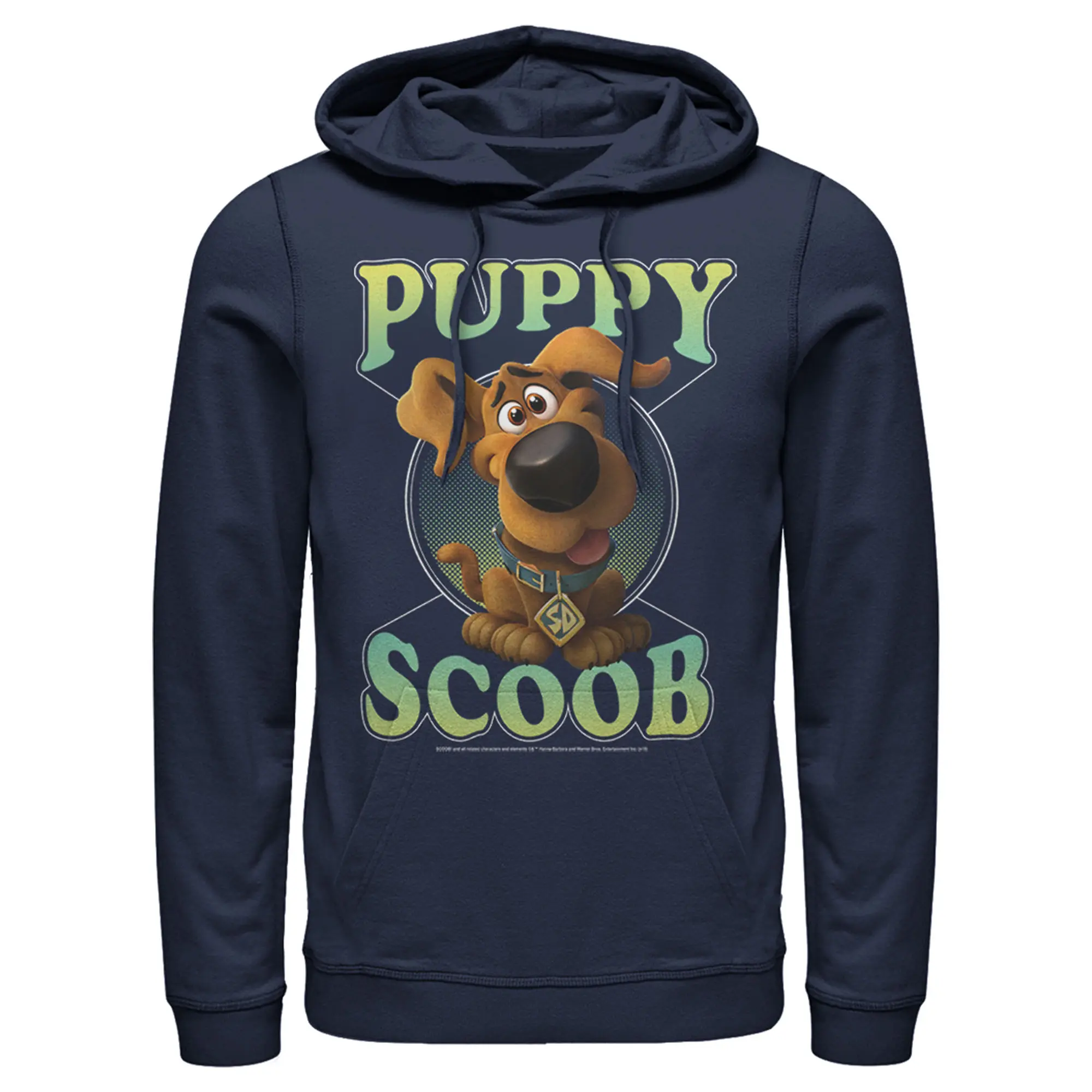 Men's Scooby Doo Puppy Circle Pull Over Hoodie