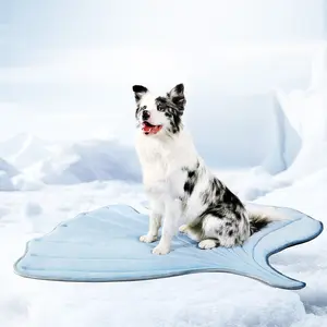 Customization Summer Cool Breathable Leaf-Shaped Pet Nest Mat Pet Cooling Mat Pads for Travel