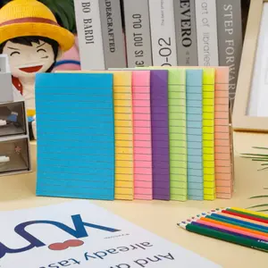 100/200 Sticky Notes for School, Self-Adhesive Reminder Notes, Stickers in Various Colors, Easy Placement, Perfect for Classroom Office Home Use