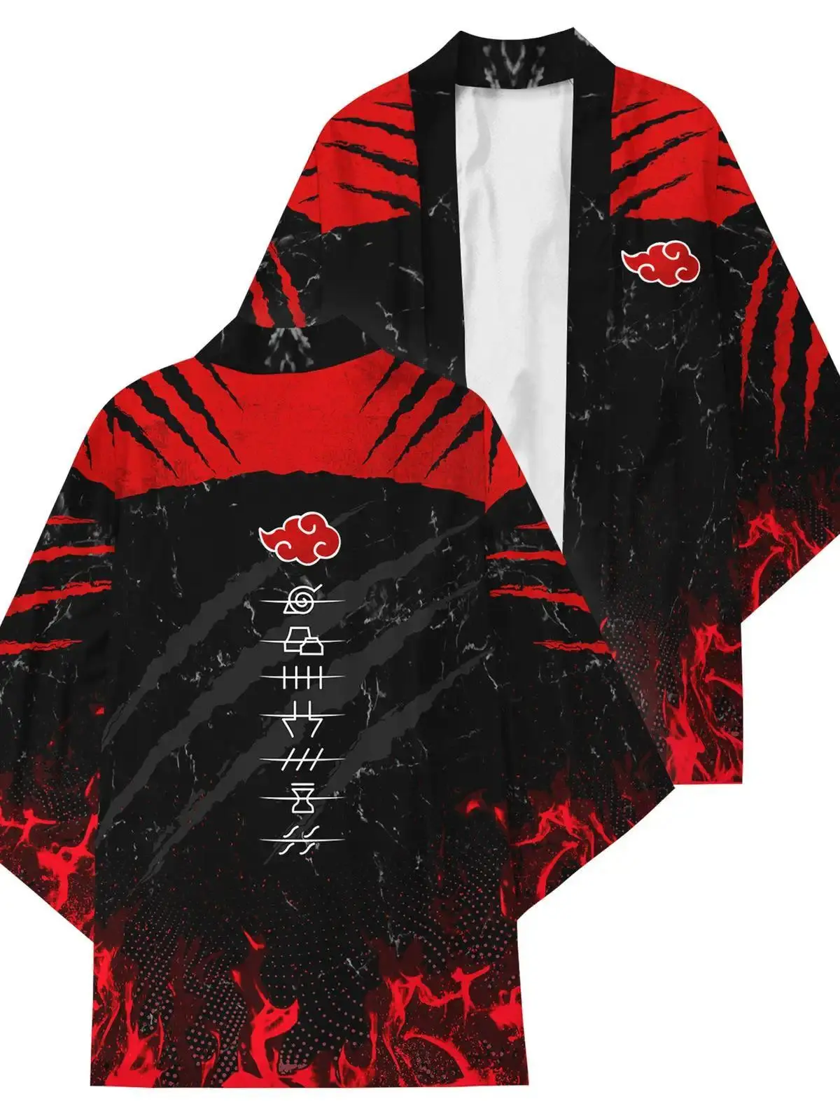 2026 New Hot Selling Harajuku 3D Printed Pattern Japanese Cloak Coat Kimono
