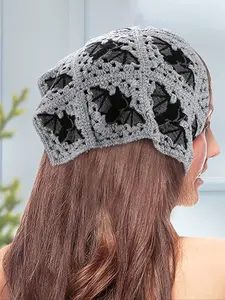 Women's Halloween Knitted Hairband, Party Style Headscarf Accessory, Fall & Winter Fashion Decoration, Perfect for Daily, Crochet Headband