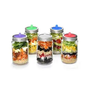 Mason Jar Fermentation Lid, Large Size Kimchi Sealing Cap, Silicone Mason Bottle Cover, Fermented Pickle Lid, Food Grade Material