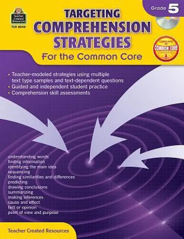 USED-Targeting Comprehension Strategies for the Common Core Grd 5 [With CDROM] by Teacher Created Resources (Paperback)