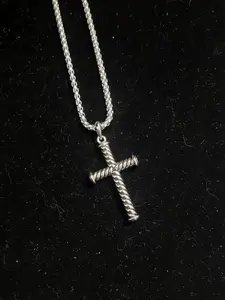 2025 Innovative New Product DYXL-002 3mm Necklace Dainty Cross Necklace Women's Fashion High-Quality Accessories Gift