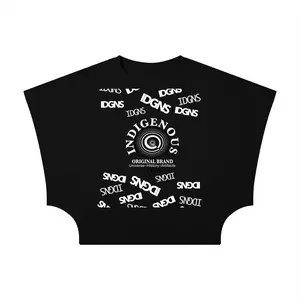 IDGNS Women's Cropped Dolman T-Shirt