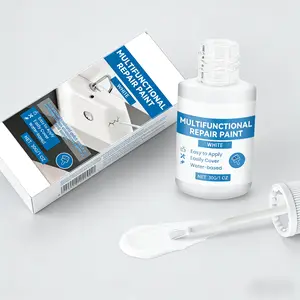 All-Purpose Touch-Up Paint, Waterproof for Bathroom Renovation, Covers Scratches & Imperfections, Multi-Surface Wall Repair for Home & Kitchen