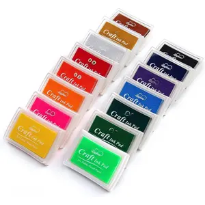 Craft Ink Pad  Partner DIY Color,15 Color Craft Ink Pad for , Paper,  Fabric (Pack of 15)