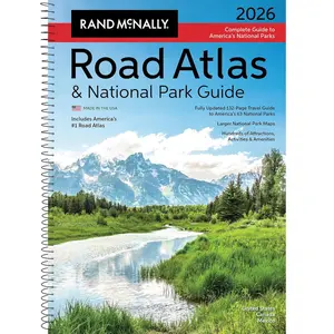 Rand McNally Road Atlas & National Park Guide 2026 | USA, Canada & Mexico Maps, Travel Planner, Scenic Routes & National Parks Book - Spiral-bound