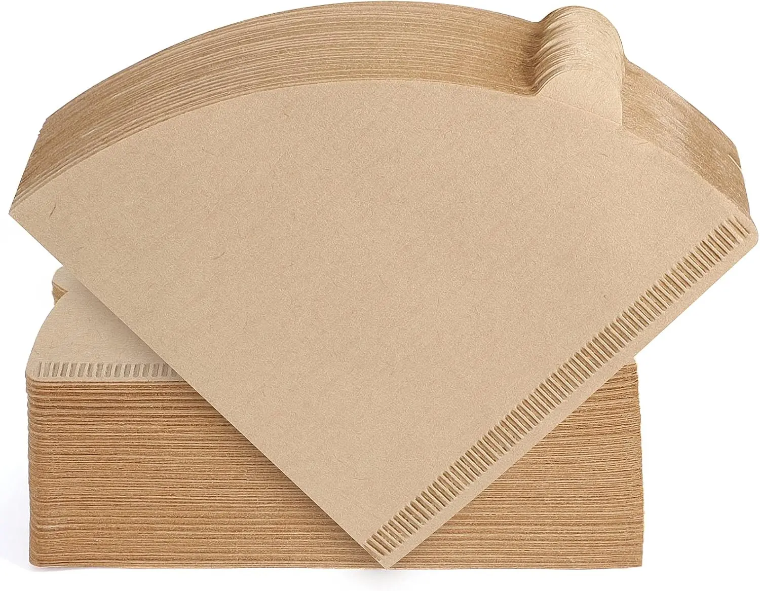 200 Count Cone Coffee Filters, Size 02 Natural Unbleached Paper Coffee Filter, Disposable Cone Filters for Pour Over and Drip Coffee Maker (2-4Cup)