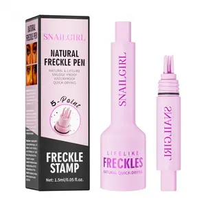 SNAILGIRL Natural Freckle Stamp Pen - Waterproof, Quick-Drying, Realistic Freckles Makeup Tool