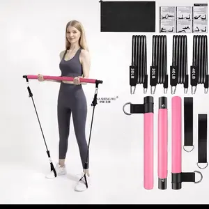 Pilates Resistance Band Bar for Workout - Home Gym Equipment