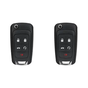 KEYS4LESS Replacement Flip Key Fob for 2016 Buick Lacrosse Fcc OHT01060512 OHT01060512 V2T01060512 V2T01060514 Avl B01T1AC Avl B01T2AC Part Number...
