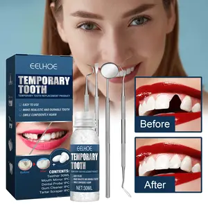 Moldable False Teeth Filler Glue, Temporary Tooth Repair Beads for Missing Teeth & Gaps