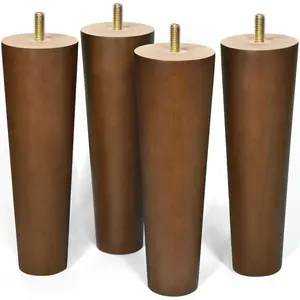 Furniture  Sofa  Replacement  8 inch Mid Century Dresser  with 5/16 inch Bolt Set of 4