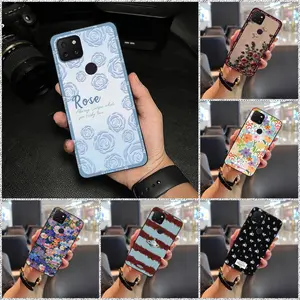 Back Cover Soft case Phone Case For TCL T-Mobile Revvl 5G Cute Fashion Design Anti-knock Shockproof Dirt-resistant oil painting Graffiti TPU Cartoon Durable Silicone Protective