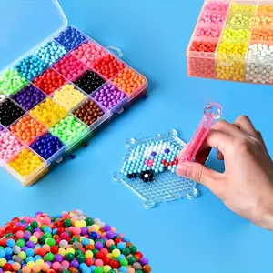 Magic Mist Beads DIY Kit, Handmade Water Stick Puzzle Beans, Perfect Gift Choice, Creative Art Craft Set for Kids & Adults, DIY Mix Beads, Handheld Bead Bazooka