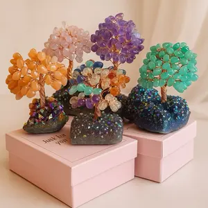 Healing Quartz Trees A Forest of Emotion Energy & Intention Colorful Crystal Trees for Emotional Energy & Intentional Use