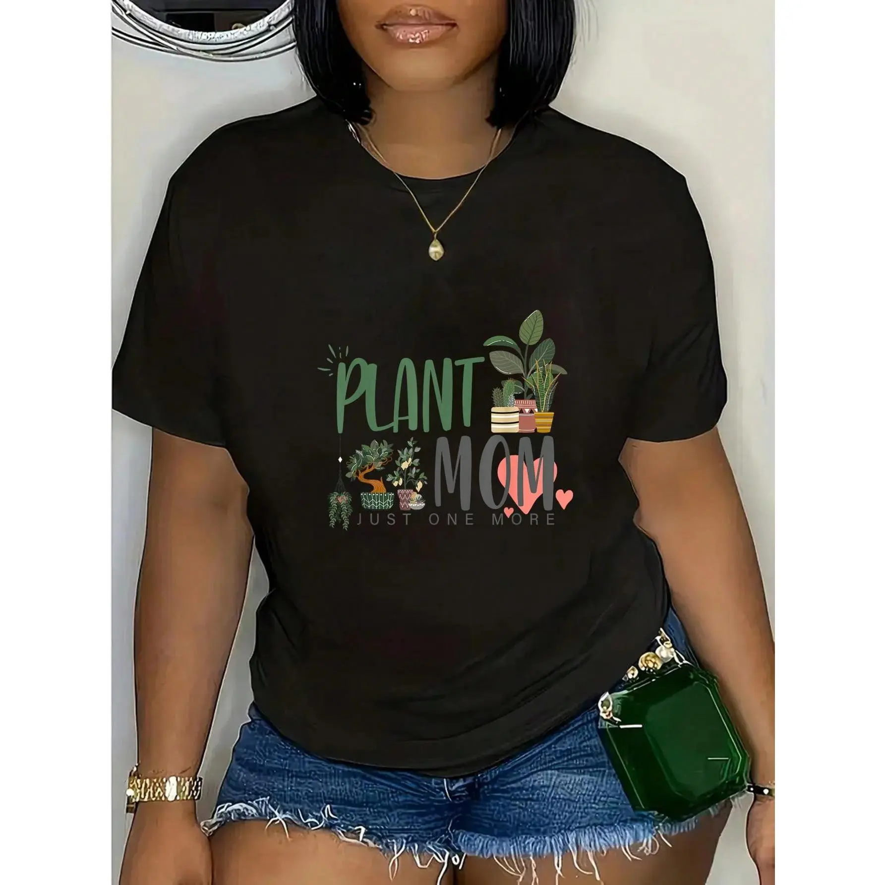 100% Cotton Plant Lady Primetime Plant Mom | Plant Lover T-Shirt