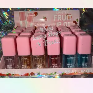 4pcs glow  reviver  lip oil  glimmer  Cosmetic Makeup Glossy lipgloss lipoil beauty Pink set