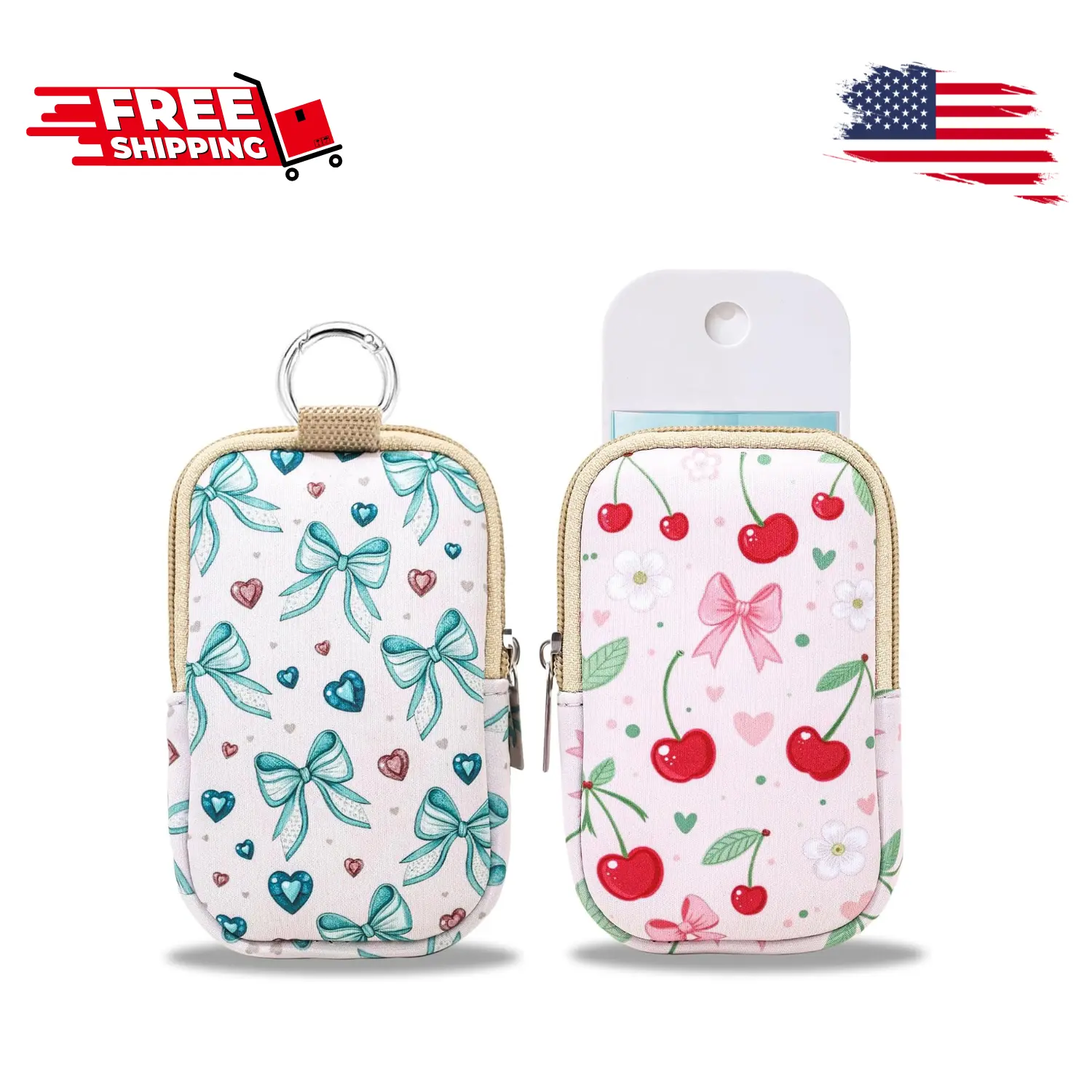 2 Pack Hand Sanitizer Spray Case Compatible with Touchland