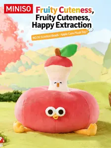 MINISO Cored Apple Dumpling Chicken Plush Toy - Funny & Abstract Pillow Doll, Adorable Plaything