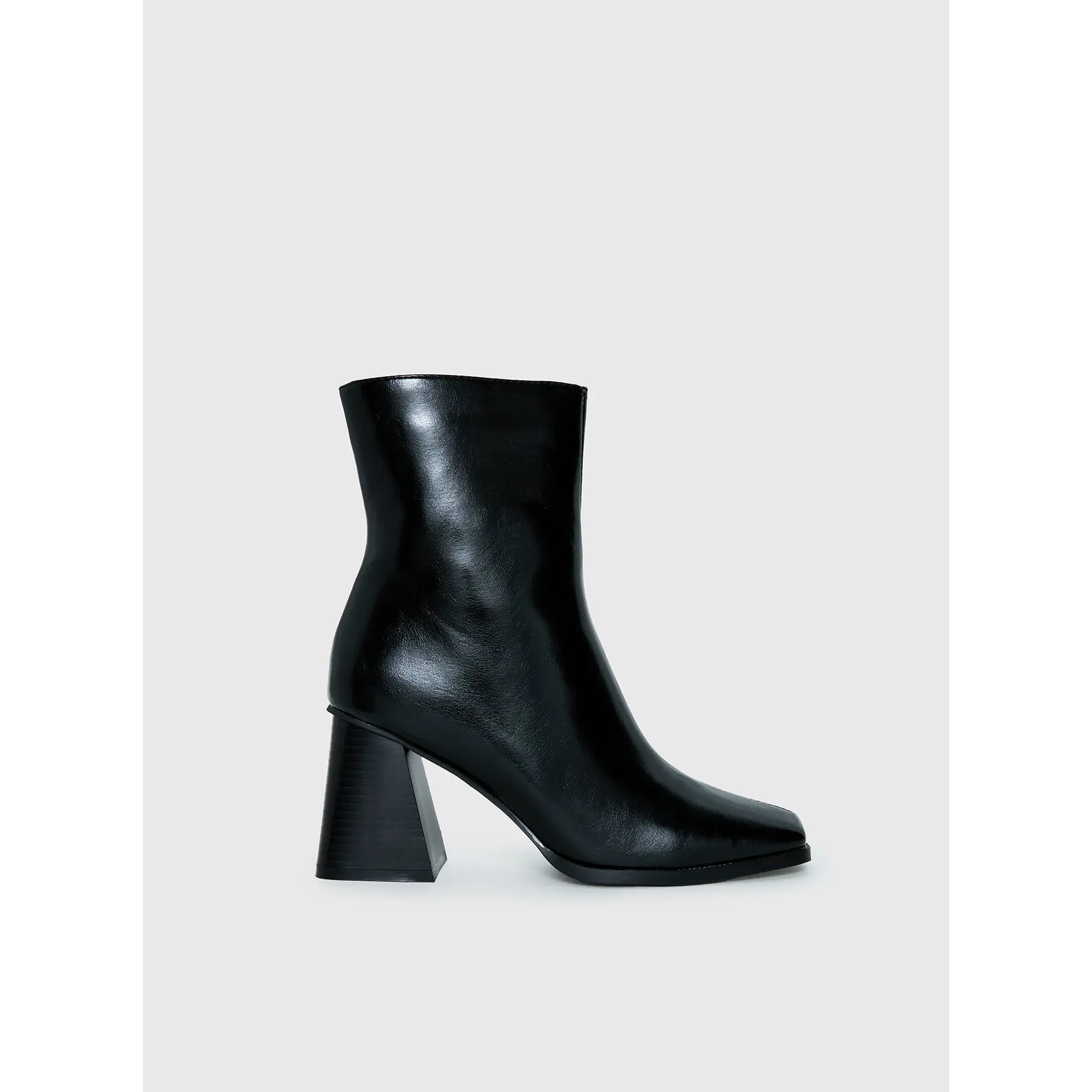 Zilah Heeled Ankle Boots Black