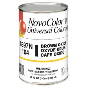 Valspar Brand  1 Quart I Brown Oxide NovoColor II