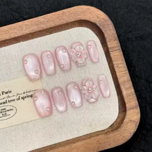 Number A01 to Number A100 Handmade Press On Nails