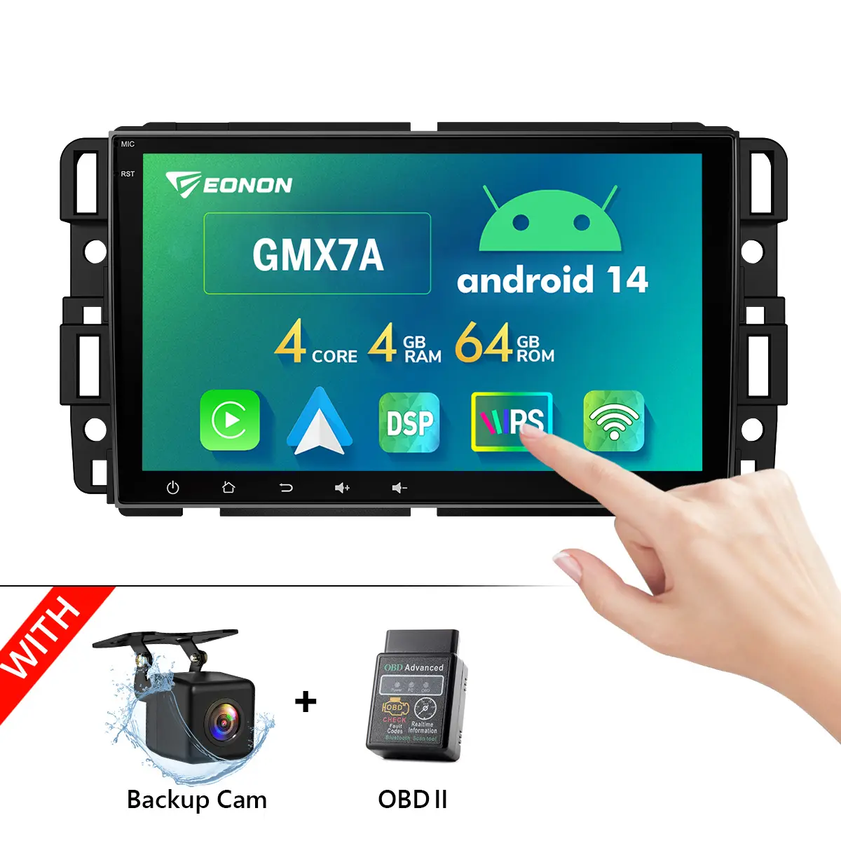 GMX7A+OBDII+Backup Cam