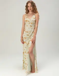 WEST OF MELROSE Womens Animal Print Maxi Dress