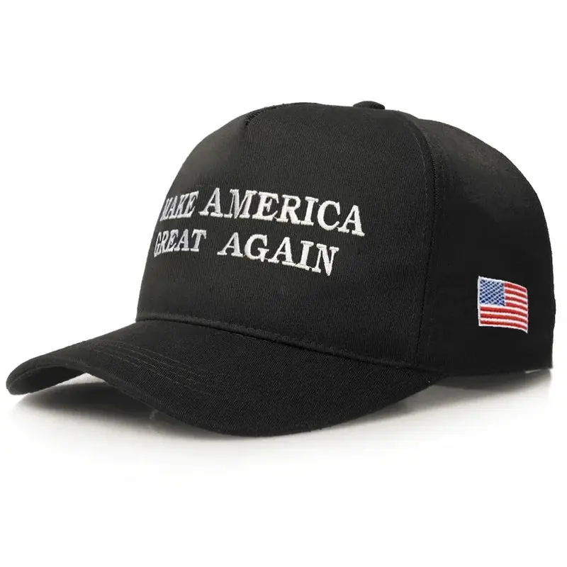New Style “Make America Great Again” Embroidered Baseball Cap – Solid Color Snapback Hat – Adjustable Unisex Sun Protection Cap