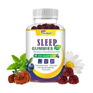 Relaxing Blueberry Gummies – Sugar-Free, 60-Count Delicious sugar-free blueberry gummies, perfect for a calming nighttime routine. Enjoy a tasty, soothing snack before bed. Convenient 60-count bottle for adults.