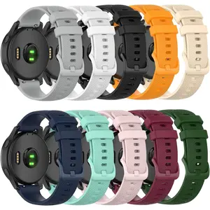 Compatible with Garmin Venu 4 45mm/Vivoactive 4/Venu 3/Forerunner 255 265 Bands Silicone Strap Sport Wristband for Garmin 22mm Watch Band (Not for 4s/3s/2s/255s/265s) (Multicolor-10pcs)