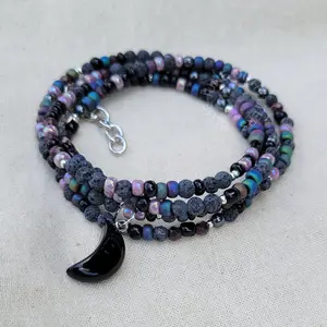 MYSTICAL BEADED WRAP BRACELET | GENUINE GEMSTONES
