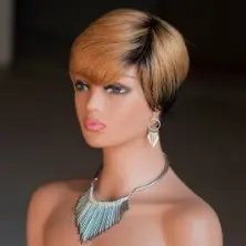 Black Root Ombre Honey Blonde