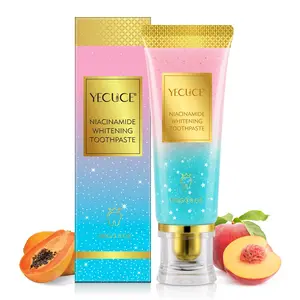 Peach Flavor Toothpaste, Natural Gentle Care Toothpaste, Deep Cleansing Toothpaste, Oral Care Product for Teeth, Sensitive Teeth