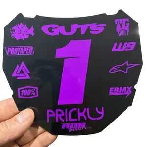 ODI Plate Decal — 11 Logo — Purple